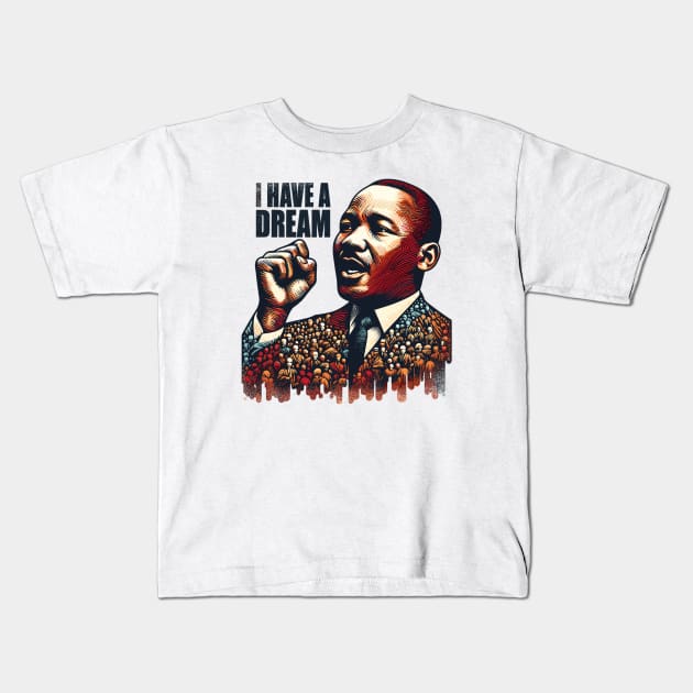 I Have A Dream Kids T-Shirt by Vehicles-Art